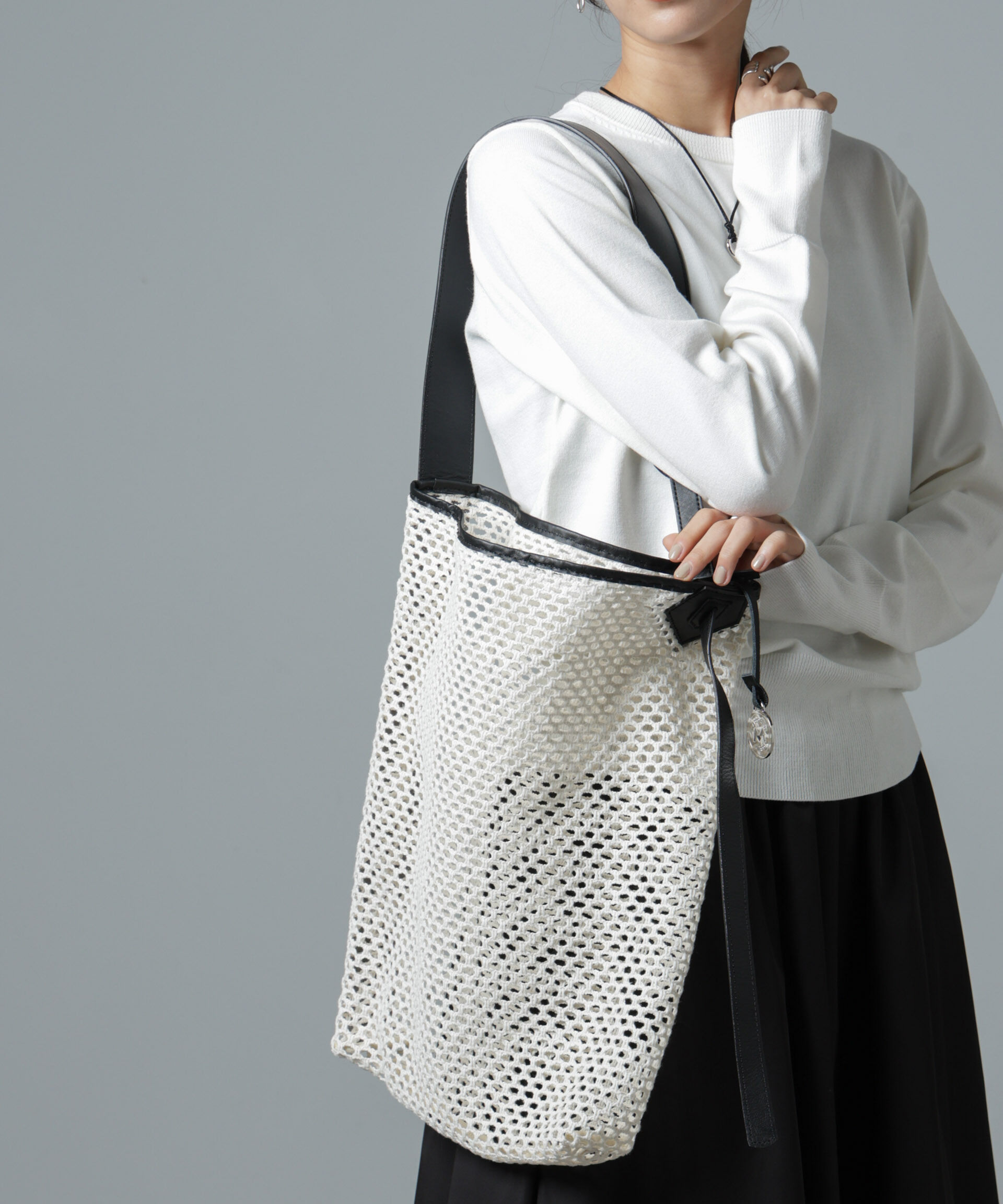 nano･universe「MARCO MASI/メッシュ 2WAYトートバッグ」|ショルダー・メッセンジャー|