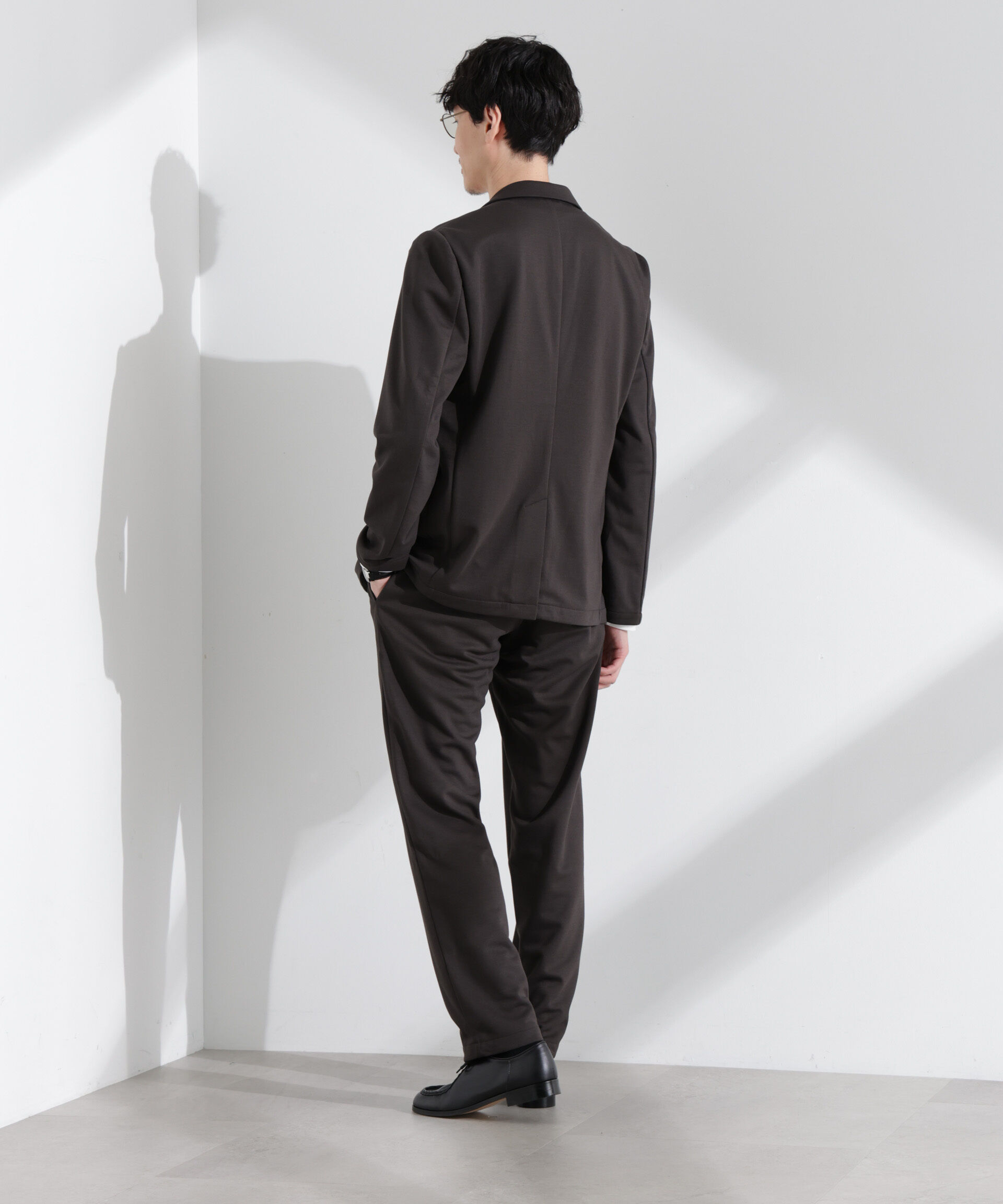 nano･universe「ポリエステルダンボール セットアップ」|スーツ|