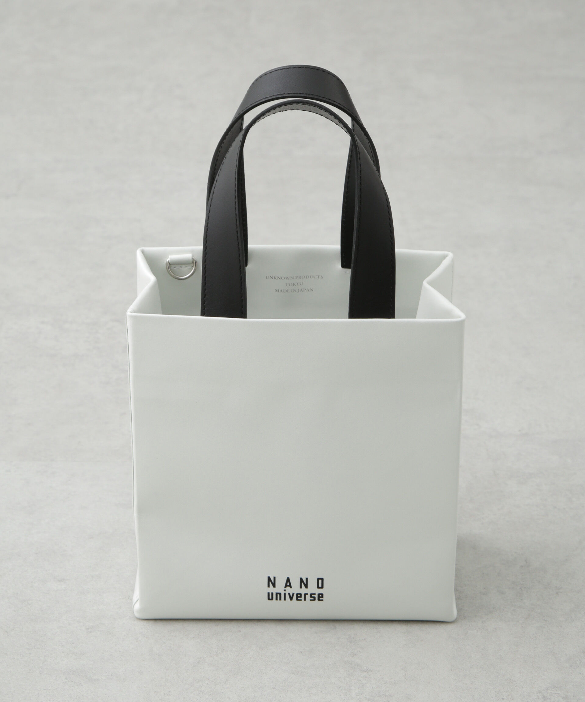 nano･universe「UNKNOWN PRODUCTS/別注 Leather Paper Bag Small」|ショルダー・メッセンジャー|