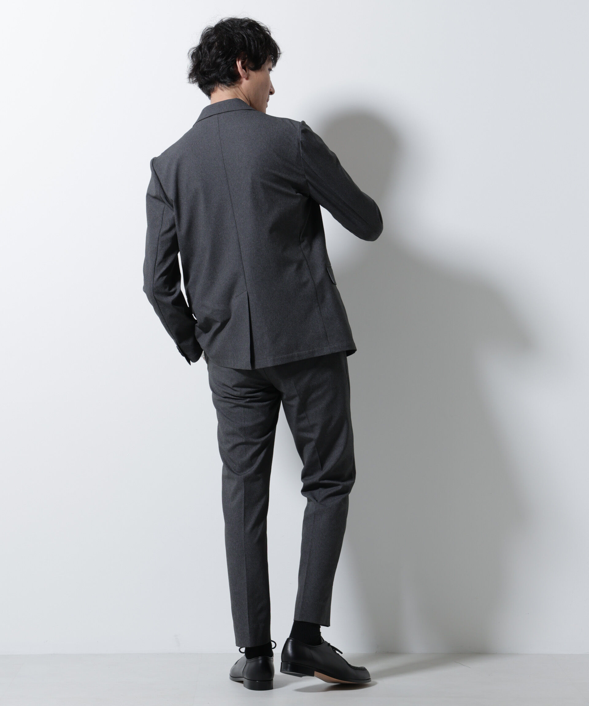 nano･universe「｢Damerino｣DotAir(R)ミニホールストレッチセットアップ/吸水速乾」|スーツ|