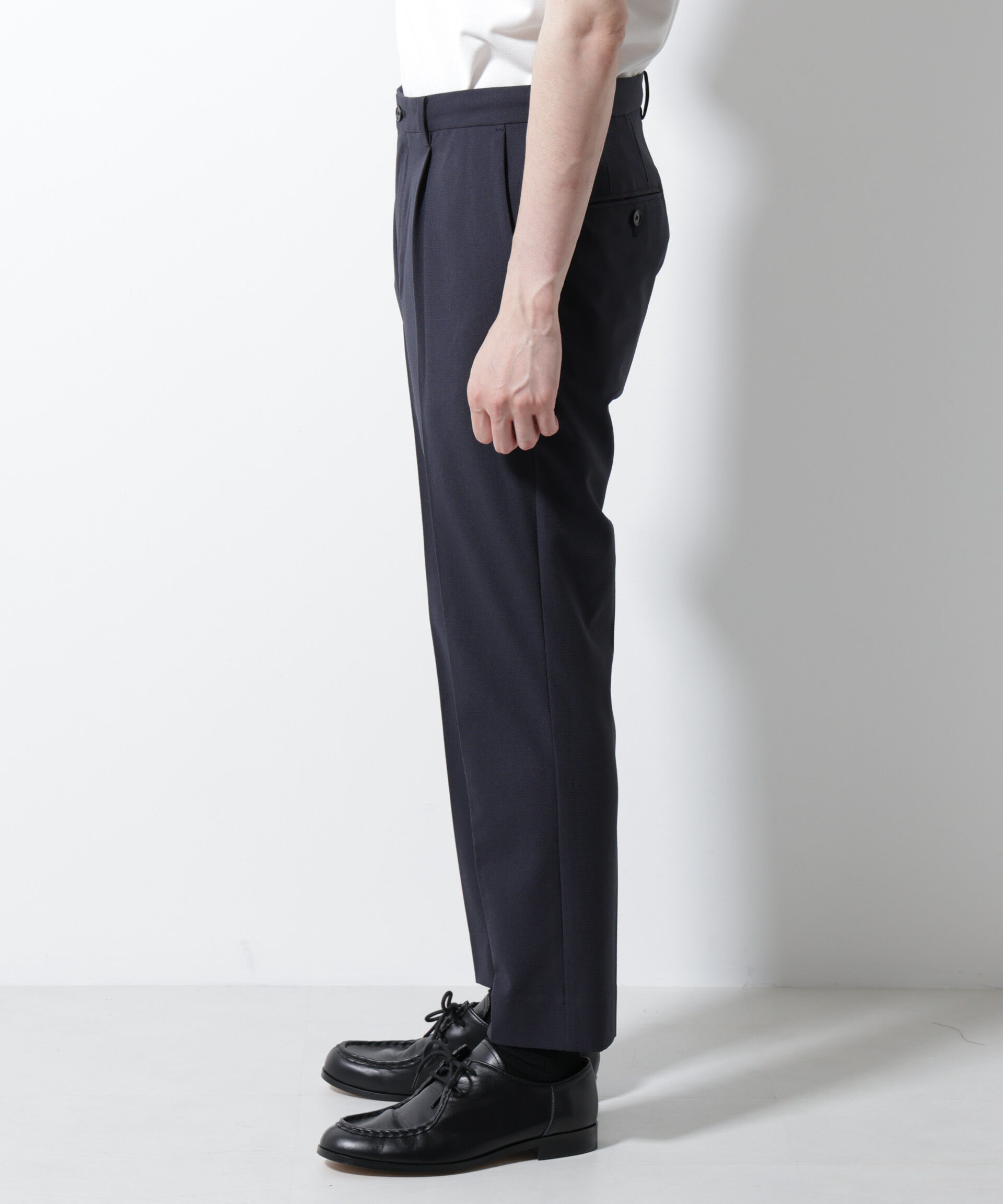 nano･universe「｢Damerino｣DotAir(R)ミニホールストレッチセットアップ/吸水速乾」|スーツ|