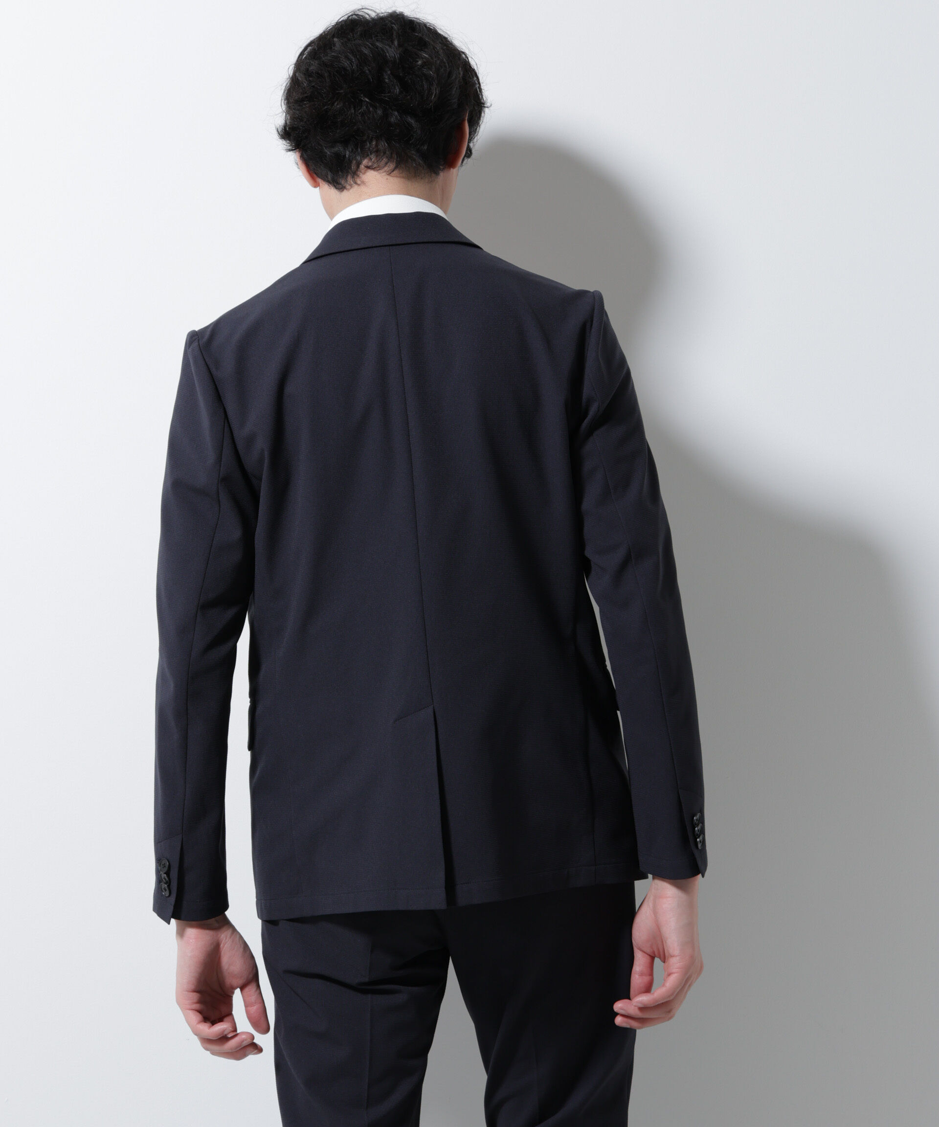 nano･universe「｢Damerino｣DotAir(R)ミニホールストレッチセットアップ/吸水速乾」|スーツ|