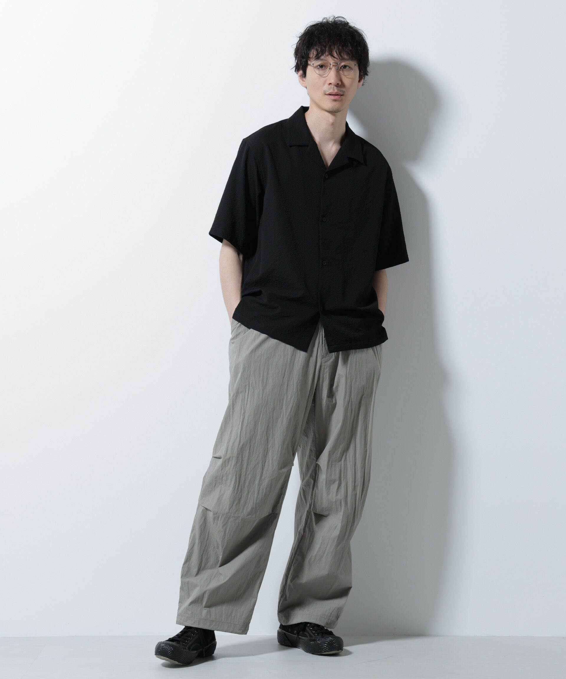 nano･universe「サッカーシャツ 半袖（セットアップ可）」|シャツ・ブラウス|