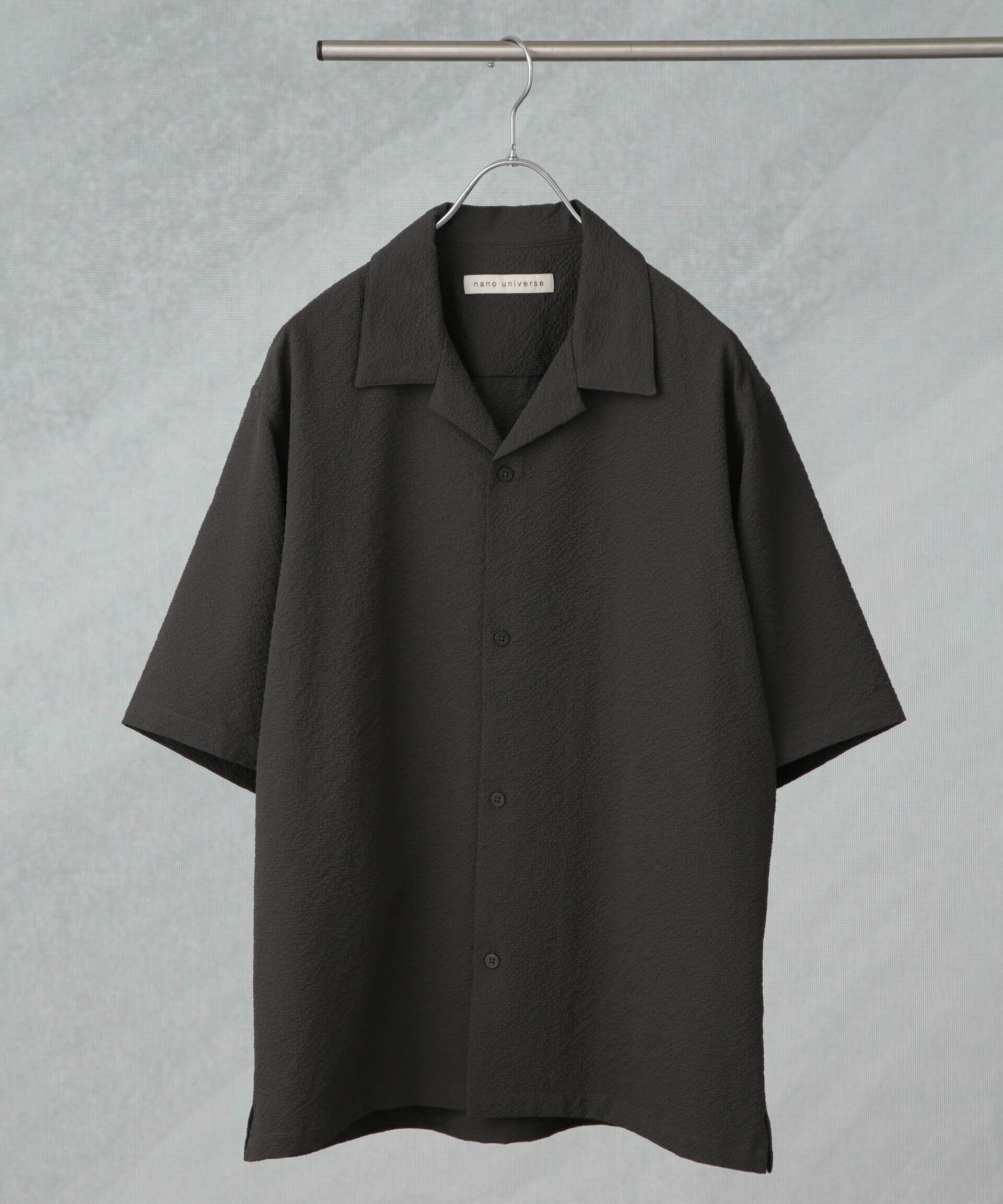 nano･universe「サッカーシャツ 半袖（セットアップ可）」|シャツ・ブラウス|