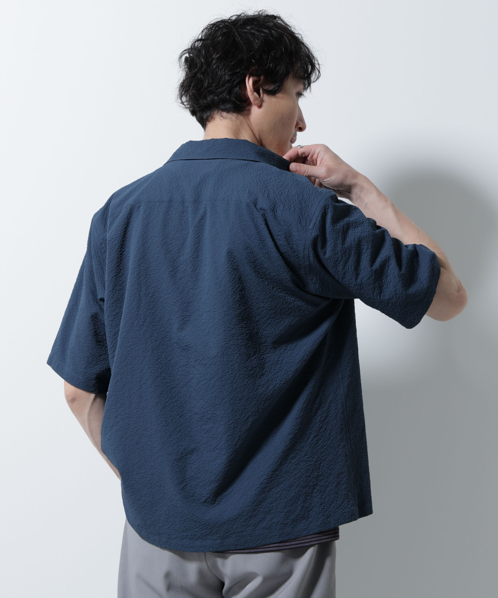 nano･universe「サッカーシャツ 半袖（セットアップ可）」|シャツ・ブラウス|