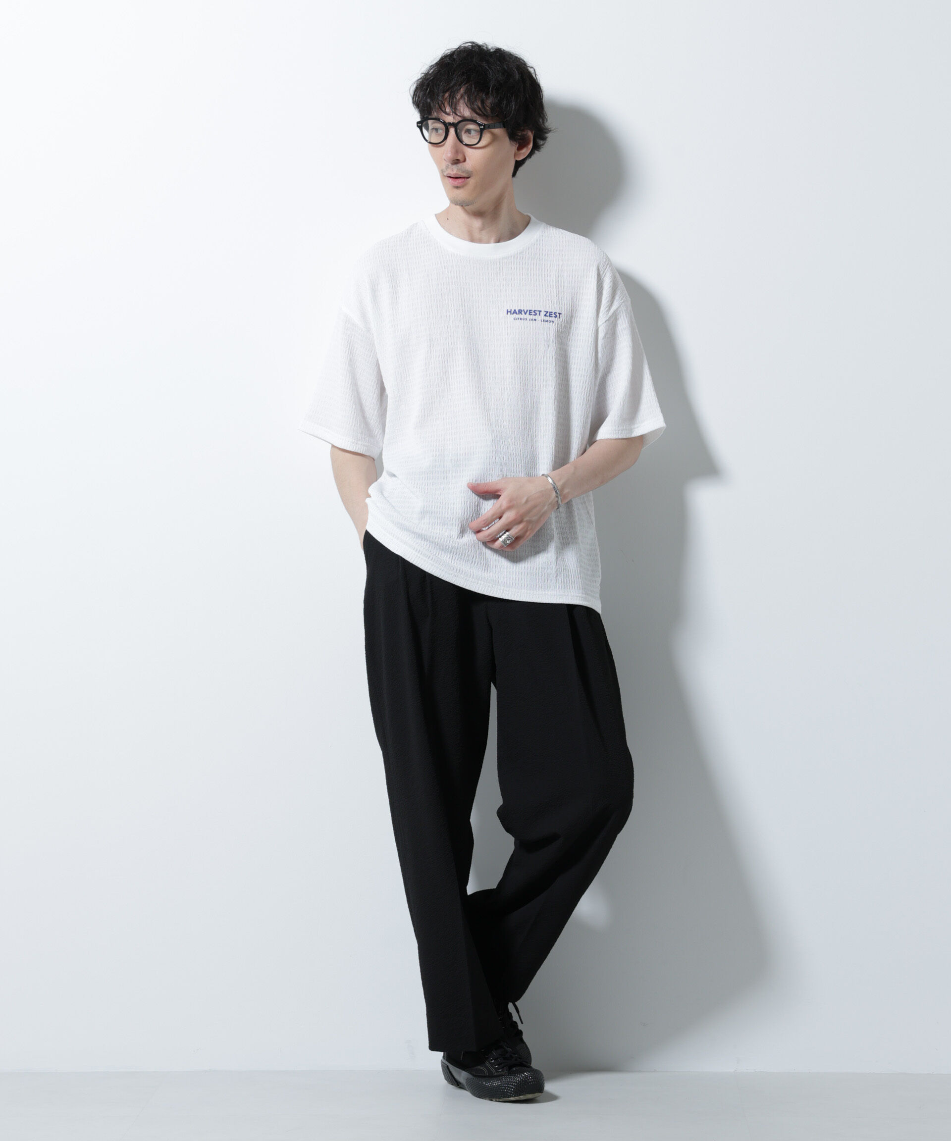 nano･universe「サッカータックイージーパンツ（セットアップ可）」|チノ|