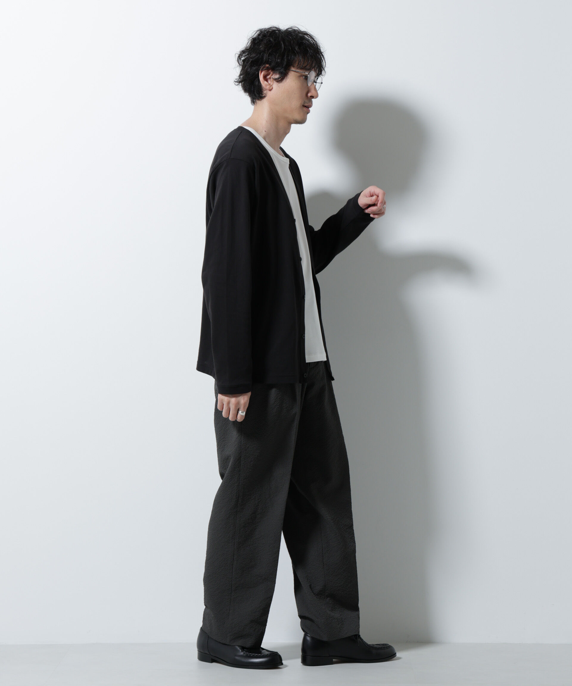 nano･universe「サッカータックイージーパンツ（セットアップ可）」|チノ|