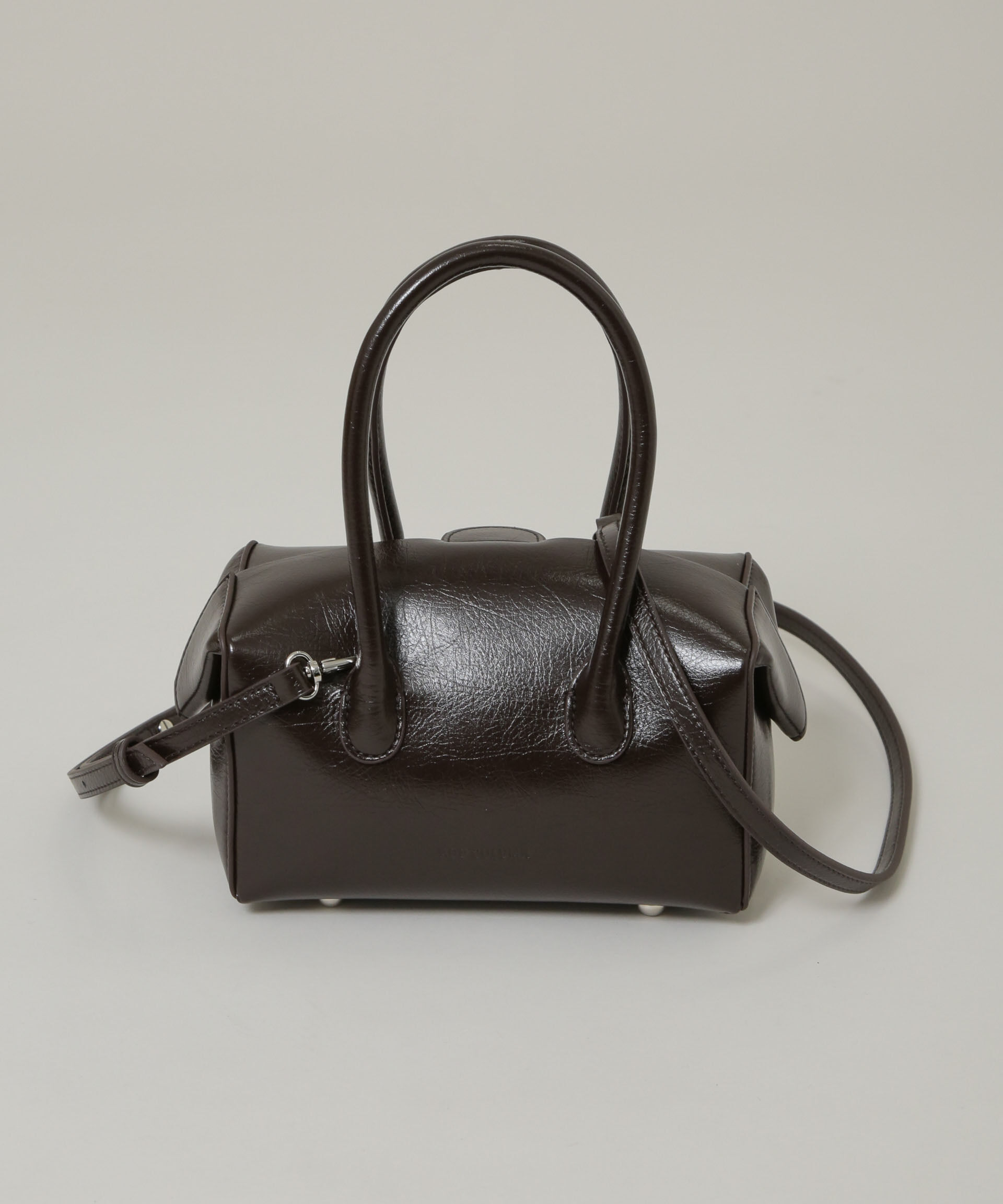 nano･universe「ADD CULUMN/LOP BOSTON S WRINKLE」|ショルダー・メッセンジャー|ブラウン