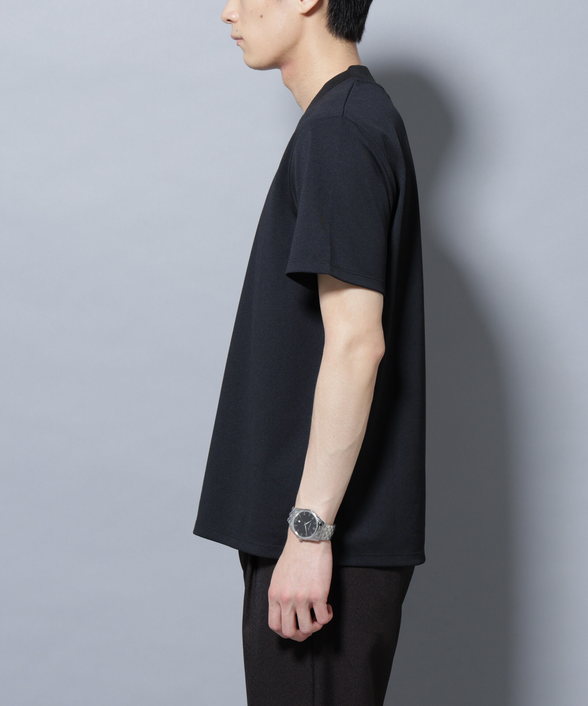 nano･universe「「N Tshirts」 AERO FREEZE 鹿の子ジャケT 半袖」|Tシャツ・カットソー|