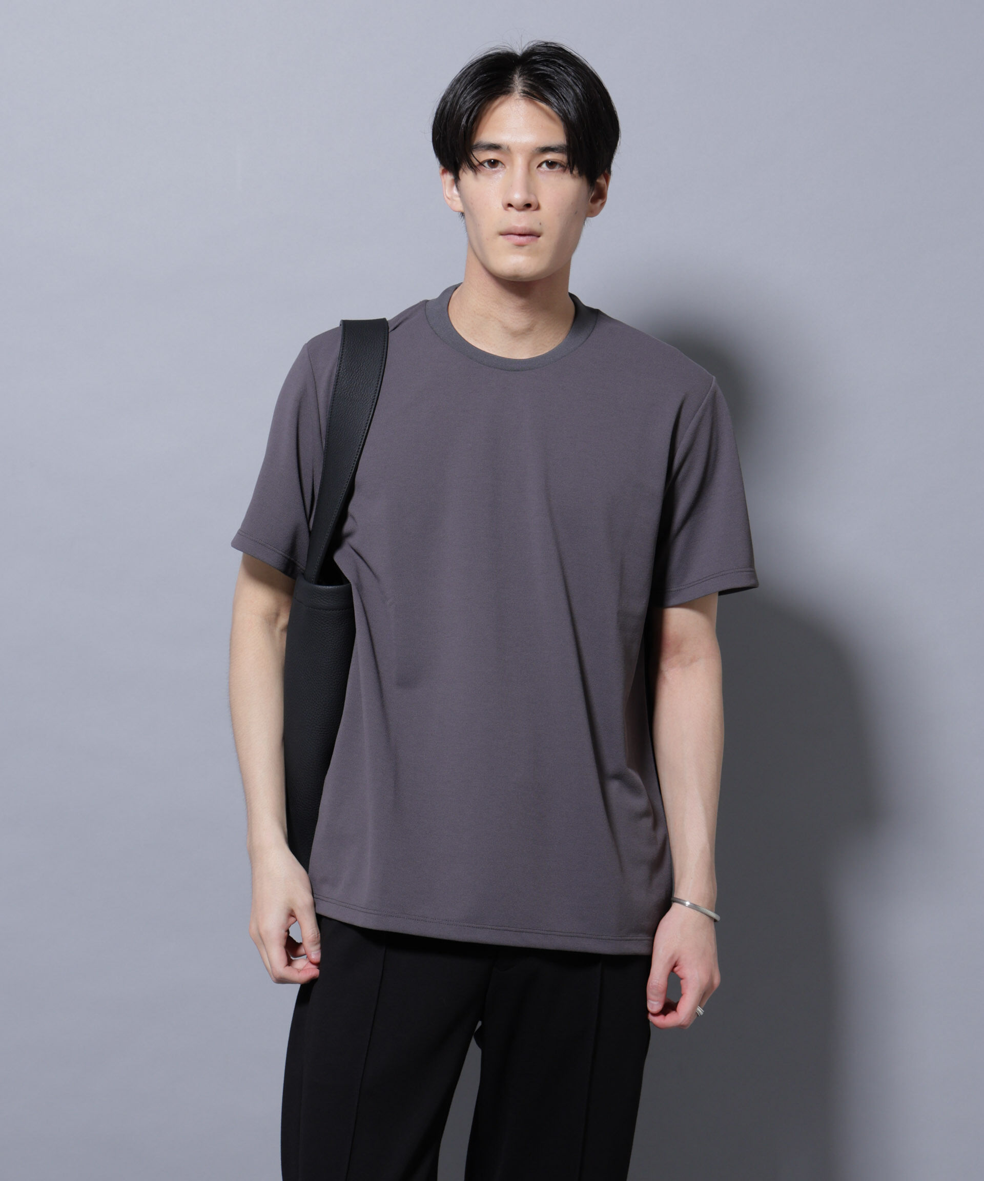 nano･universe「「N Tshirts」 AERO FREEZE 鹿の子ジャケT 半袖」|Tシャツ・カットソー|