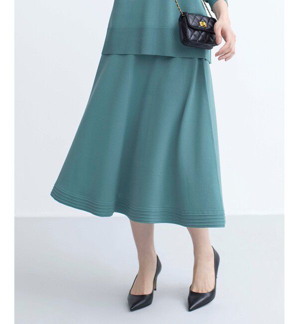 組曲「【セットアップ着用可・WEB限定カラーあり】MINA ニットフレアスカート」|スカート|