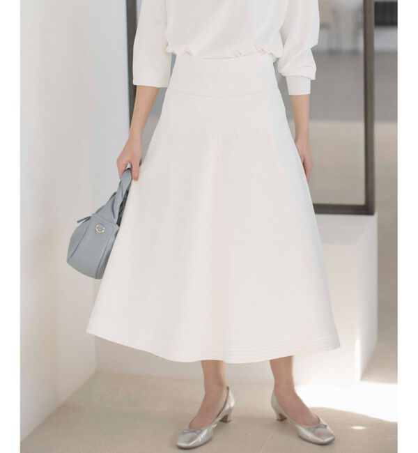 組曲「【セットアップ着用可・WEB限定カラーあり】MINA ニットフレアスカート」|スカート|【WEB限定】ﾊ