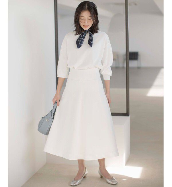 組曲「【セットアップ着用可・WEB限定カラーあり】MINA ニットフレアスカート」|スカート|