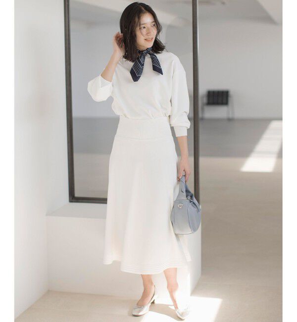 組曲「【セットアップ着用可・WEB限定カラーあり】MINA ニットフレアスカート」|スカート|