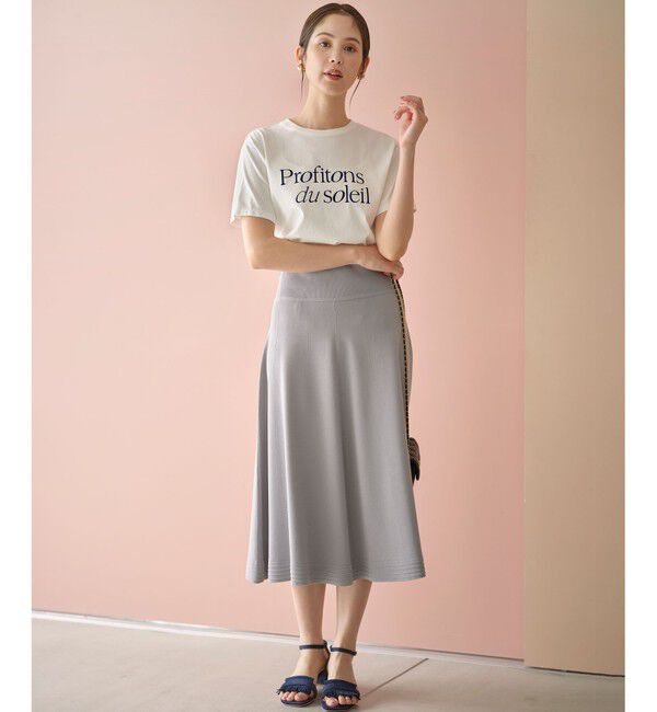組曲「【セットアップ着用可・WEB限定カラーあり】MINA ニットフレアスカート」|スカート|