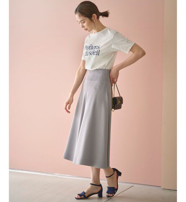 組曲「【セットアップ着用可・WEB限定カラーあり】MINA ニットフレアスカート」|スカート|