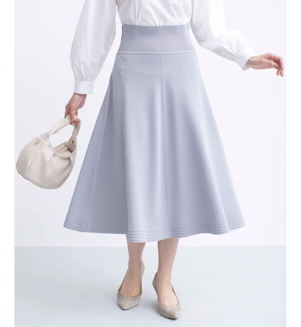 組曲「【セットアップ着用可・WEB限定カラーあり】MINA ニットフレアスカート」|スカート|