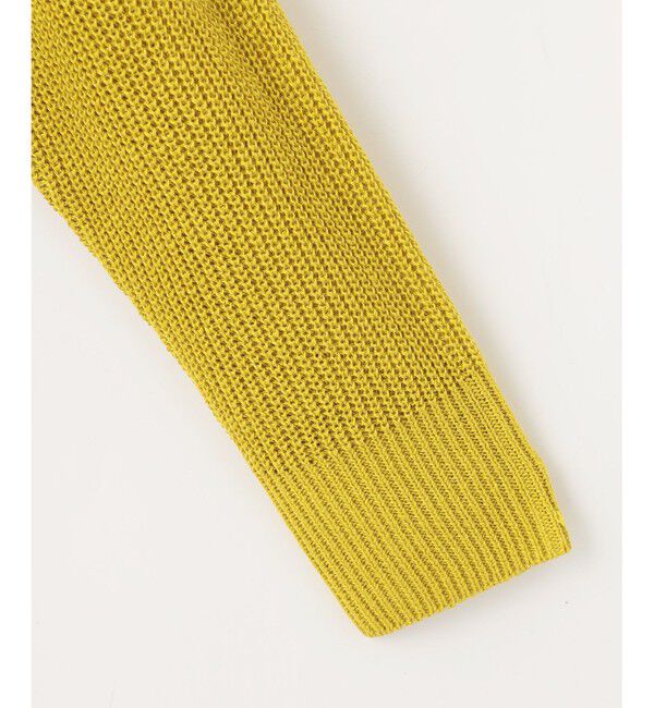 自由区「【WEB限定カラーあり・洗える】リネンミドルゲージボートネック ニット」|ニット・セーター|