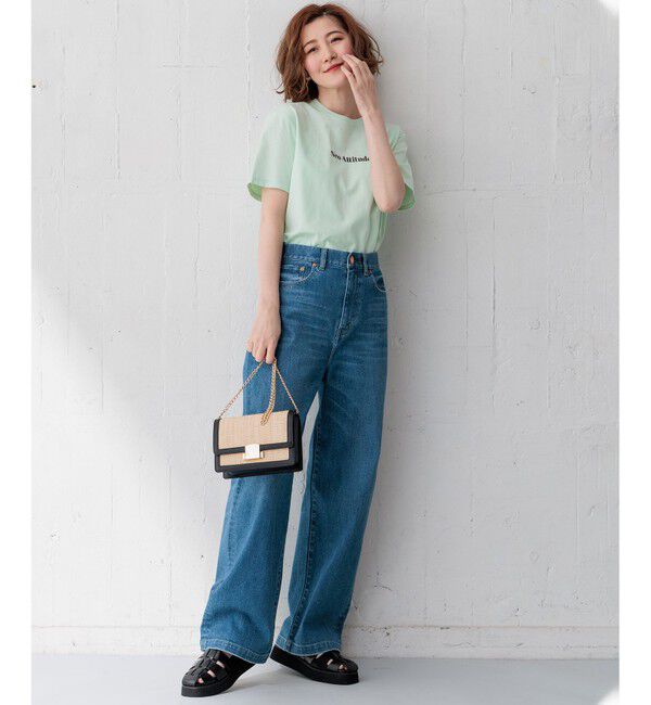 23区「【洗える】Neo Attitude ロゴTシャツ」|Tシャツ・カットソー|