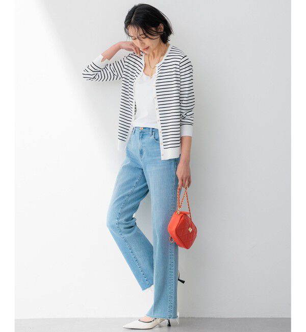 23区「【VERY5月号掲載/洗える】レーヨンポリエステルストレッチ カーディガン」|ニット・セーター|