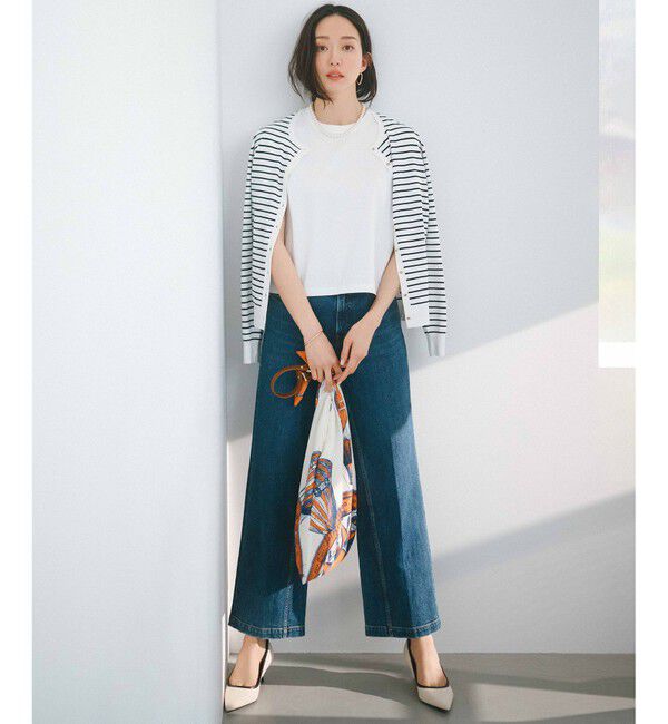 23区「【VERY5月号掲載/洗える】レーヨンポリエステルストレッチ カーディガン」|ニット・セーター|