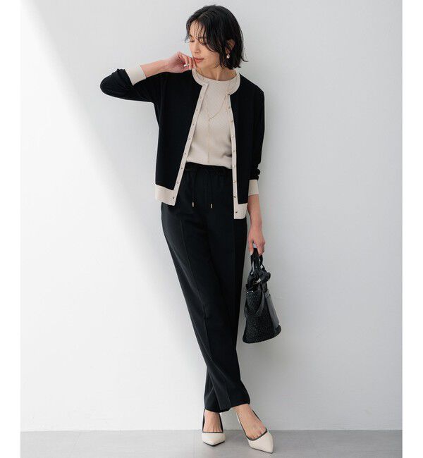 23区「【VERY5月号掲載/洗える】レーヨンポリエステルストレッチ カーディガン」|ニット・セーター|