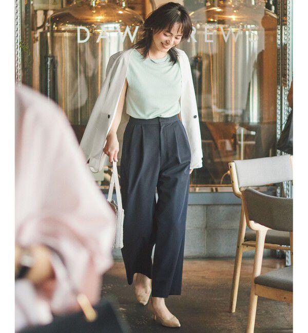 23区「【洗える】マルチ機能 プルオーバー カットソー」|Tシャツ・カットソー|