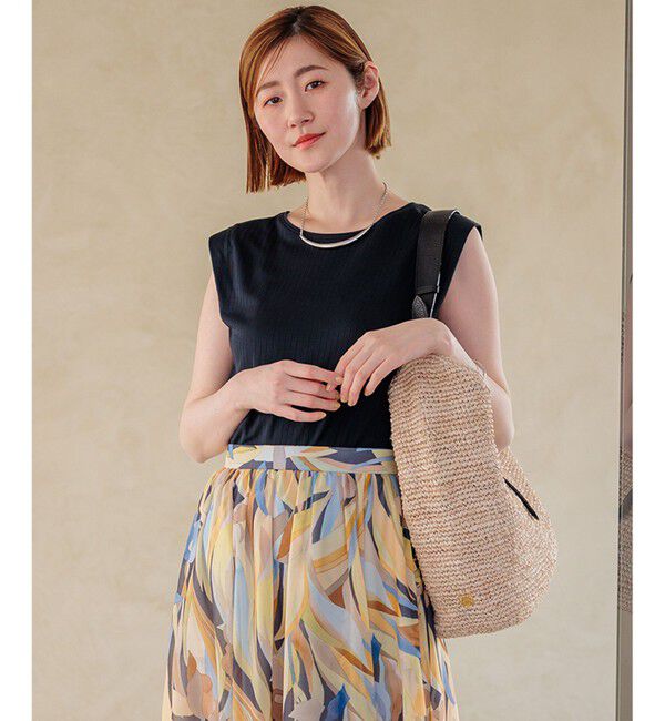 23区「【洗える】マルチ機能 プルオーバー カットソー」|Tシャツ・カットソー|ネイビー系