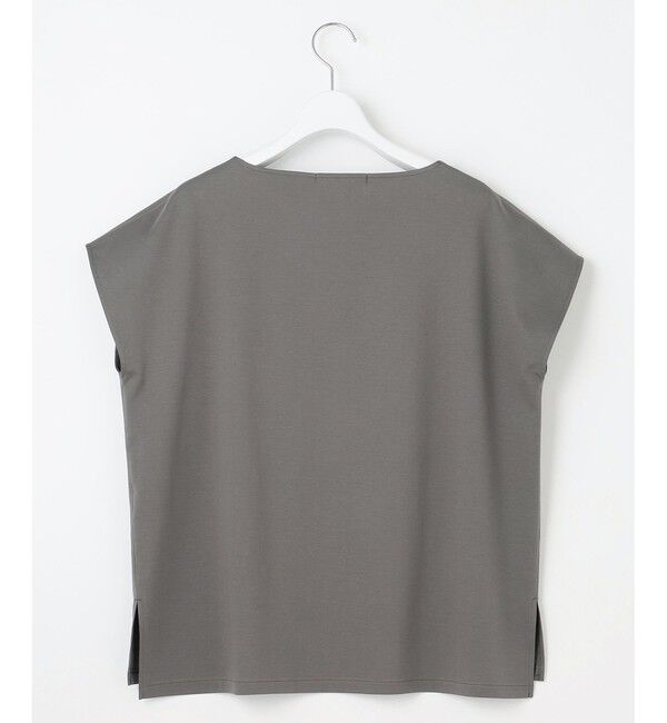 23区「【洗える】アイレットジャージー フレンチスリーブ カットソー」|Tシャツ・カットソー|