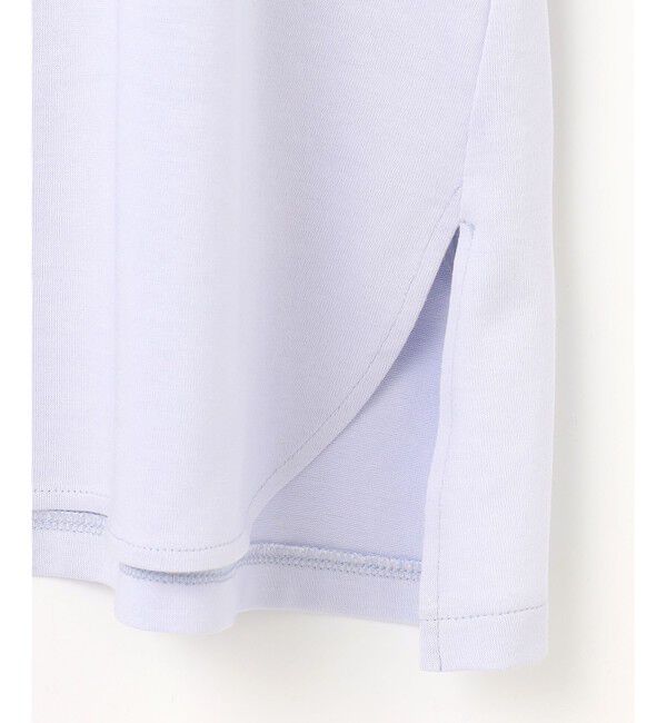 23区「【洗える】エンブロイダリー コンビジャージー カットソー」|Tシャツ・カットソー|