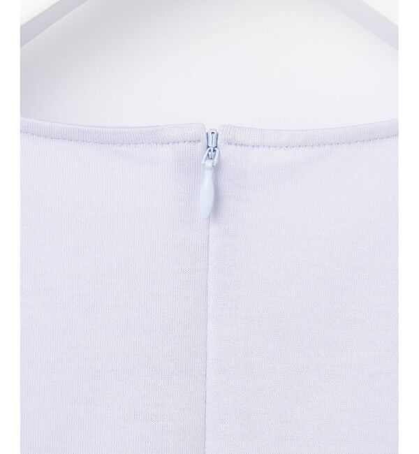 23区「【洗える】エンブロイダリー コンビジャージー カットソー」|Tシャツ・カットソー|