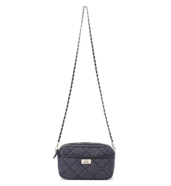 23区「【Oggi3月号掲載】デニム キルティング ショルダーバッグ」|ショルダー・メッセンジャー|ネイビー系