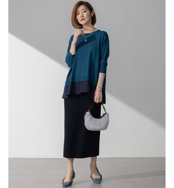 23区「【WEB&一部店舗限定/洗える】レーヨンポリエステルストレッチ タイト スカート」|スカート|