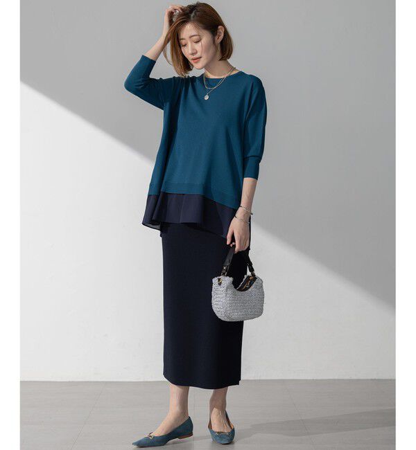 23区「【WEB&一部店舗限定/洗える】レーヨンポリエステルストレッチ タイト スカート」|スカート|