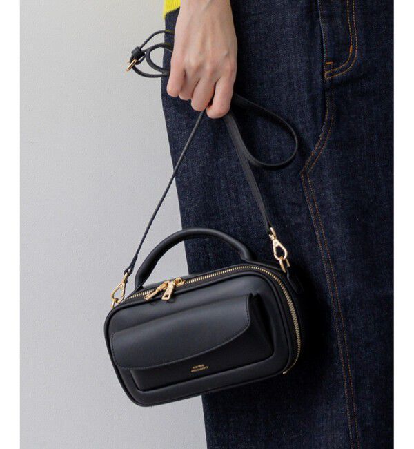 23区「フラップポケット2WAY ショルダーバッグ」|ショルダー・メッセンジャー|ブラック系