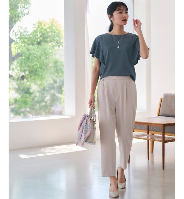 ANY SIS「【接触冷感・UVカット・吸水速乾】サラキレイ テーパード パンツ」|その他|