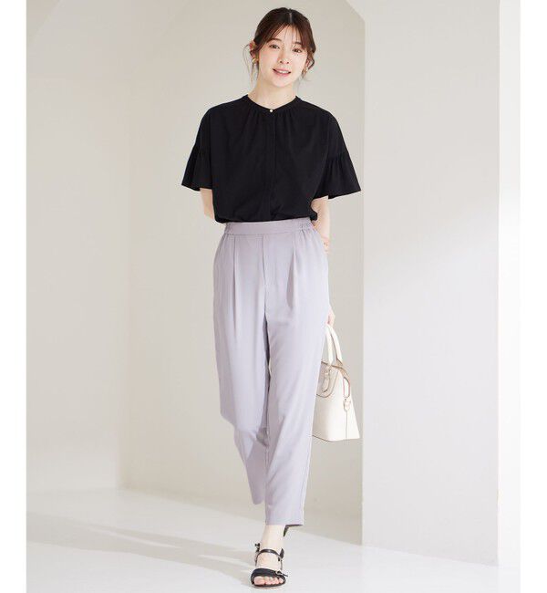 ANY SIS「【接触冷感・UVカット・吸水速乾】サラキレイ テーパード パンツ」|その他|