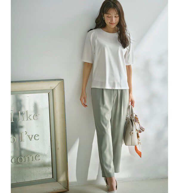 ANY SIS「【接触冷感・UVカット・吸水速乾】サラキレイ テーパード パンツ」|その他|