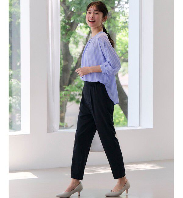 ANY SIS「【接触冷感・UVカット・吸水速乾】サラキレイ テーパード パンツ」|その他|