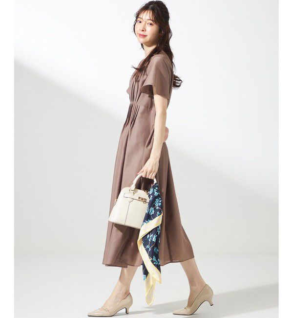 ANY SIS「【洗える】ピンタックハイウエスト ワンピース」|ワンピース|