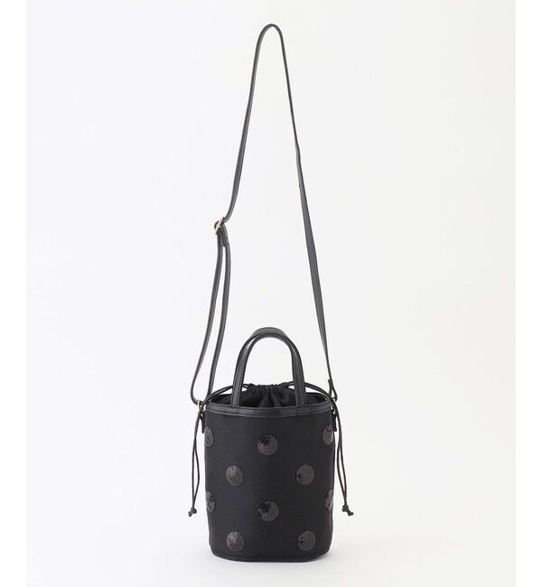 ANY SIS「【2WAY】ドットシアー ショルダーバッグ」|ショルダー・メッセンジャー|ブラック