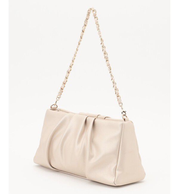 ANY SIS「【2WAY】ギャザーチェーンクラッチショルダー バッグ」|ショルダー・メッセンジャー|