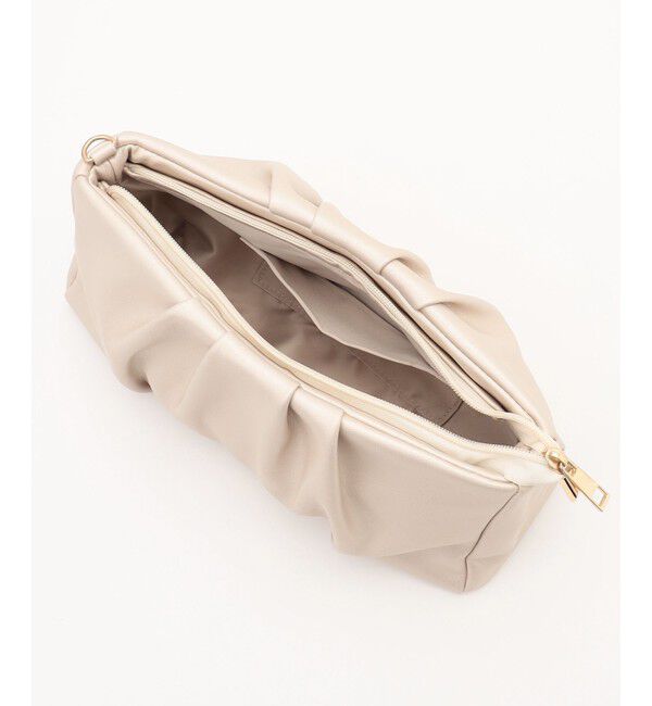 ANY SIS「【2WAY】ギャザーチェーンクラッチショルダー バッグ」|ショルダー・メッセンジャー|