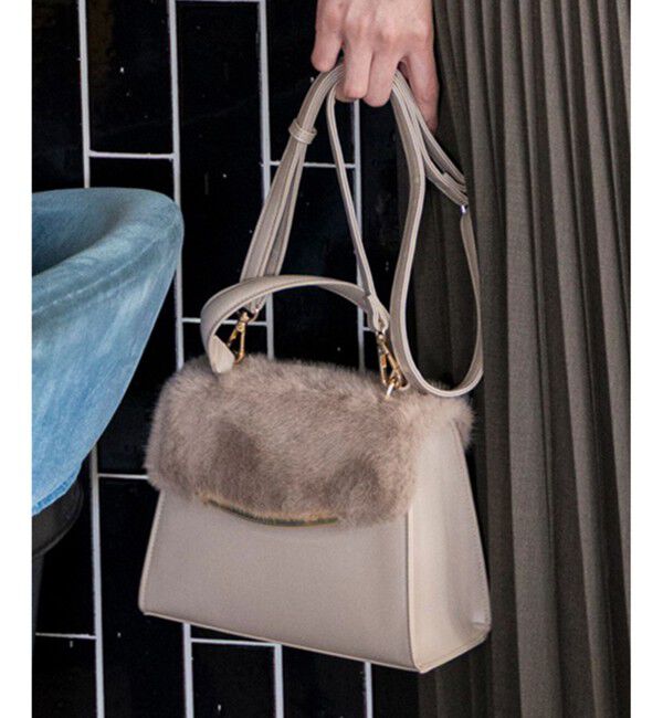 ANY SIS「【2WAY】コンビフラップ バッグ」|ショルダー・メッセンジャー|ﾍﾞｰｼﾞｭ