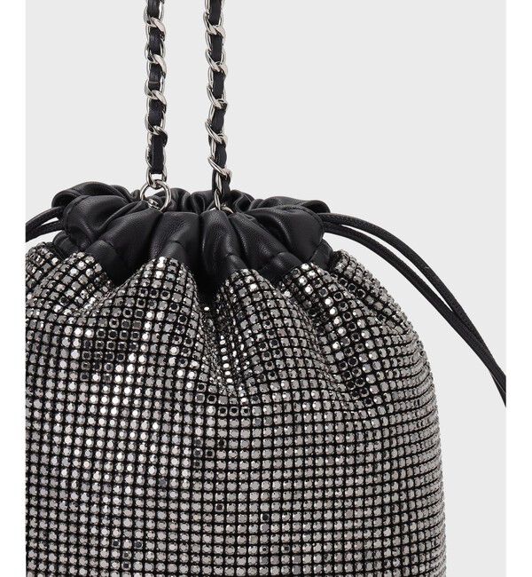 GRACE CONTINENTAL「ラインストーンミニバッグ」|ショルダー・メッセンジャー|