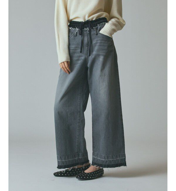 Grace Class「コンビデニムイージーパンツ」|デニム|