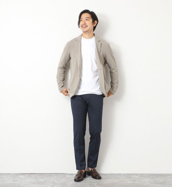 NOLLEY'S goodman「《ビジカジ対応》ハイゲージ 撚り杢 ツイルスリムフィット 25AW」|チノ|