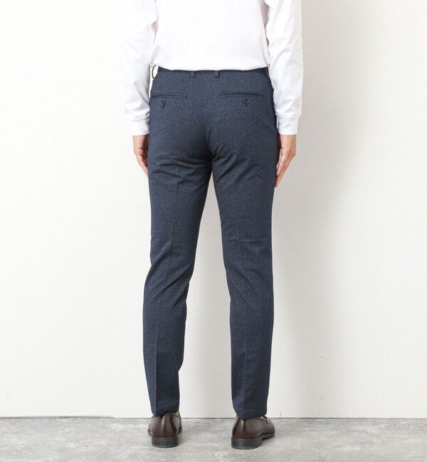 NOLLEY'S goodman「《ビジカジ対応》ハイゲージ 撚り杢 ツイルスリムフィット 25AW」|チノ|