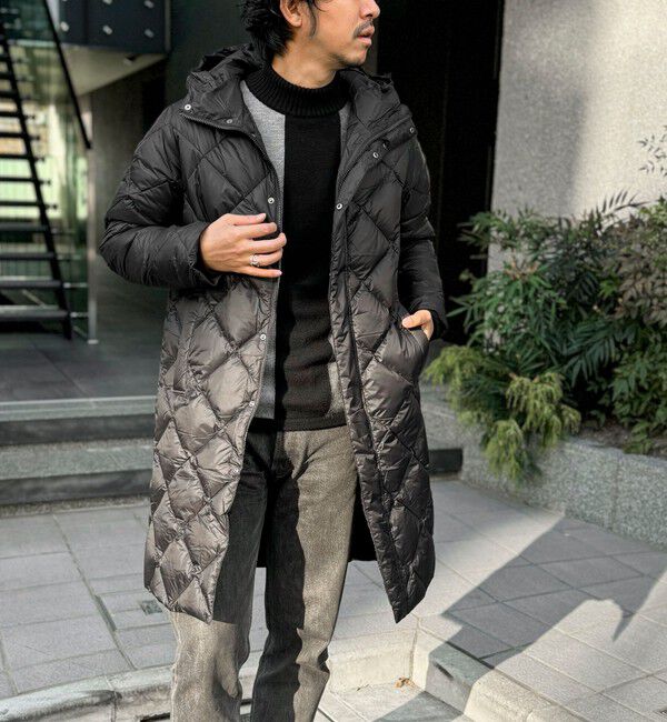 NOLLEY'S goodman「【TAION/タイオン】CITY PACKABLE HOOD LONG DOWN JKT 25AW」|ダウン|