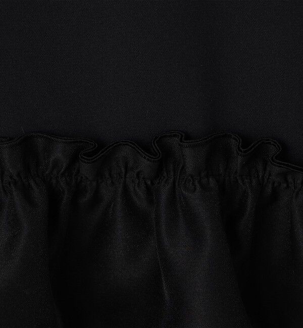 NOLLEY'S sophi「《セットアップ対応》ウォッシャブルダンボール&times;オーガンジーペプラムプルオーバー」|Tシャツ・カットソー|